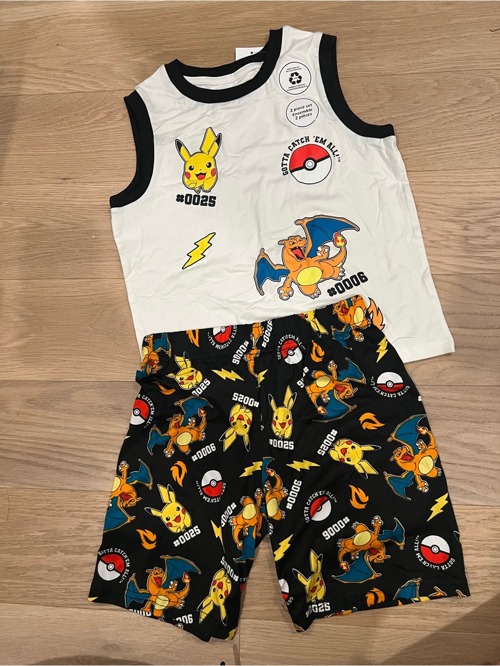 Pokemon Boys 2 piece set